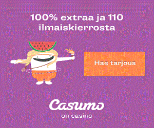 Casumo – 110 Free Spins + 100% deposit bonus