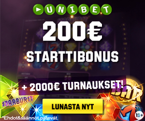 200 Euro bonus Unibetiltä